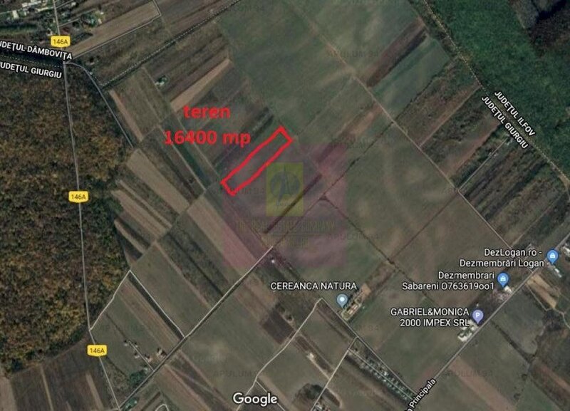 Sabareni, teren intravilan construibill, la 300 m de padure